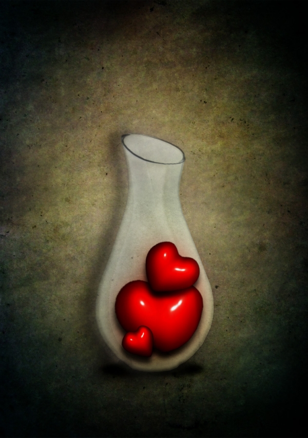 Creation of Love is all around: Step 5